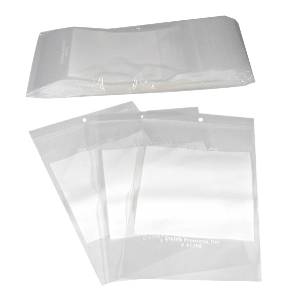 Write-On Poly Bags, 5 x 8, 1000/BX, 47258