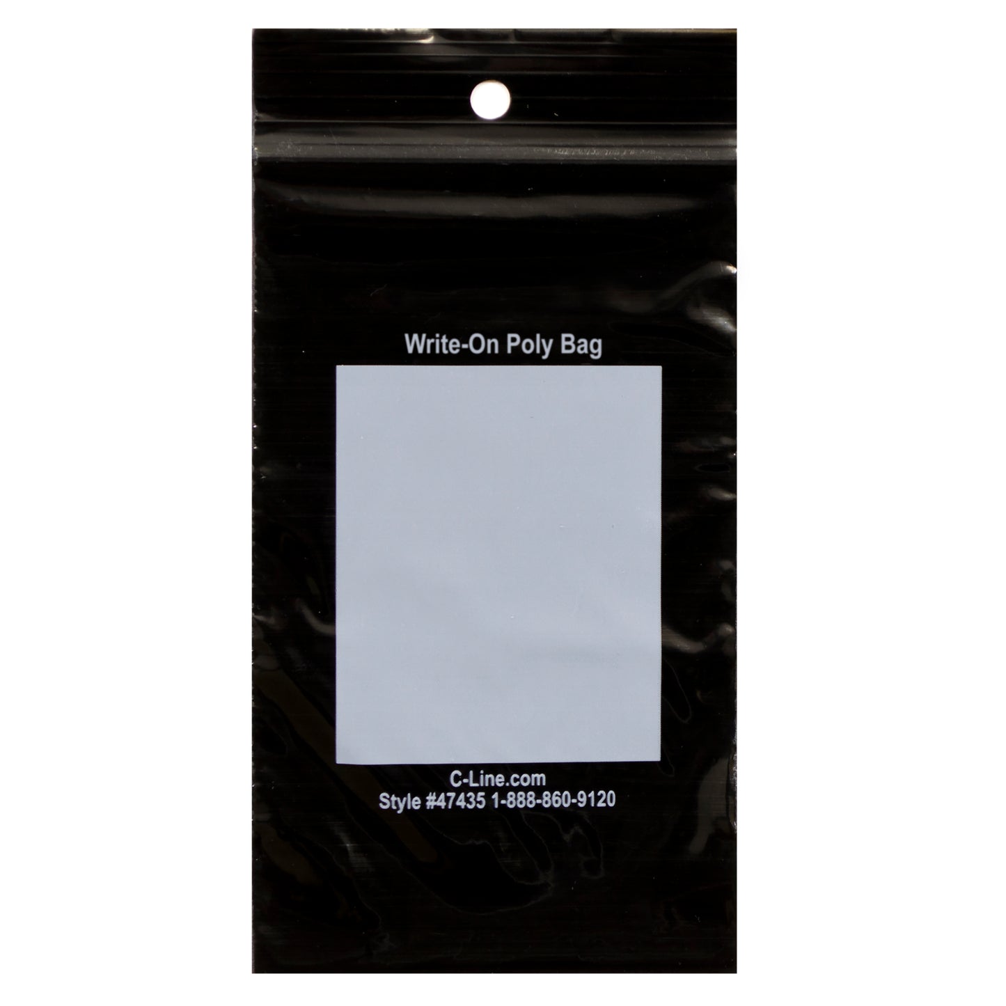 Write-On Poly Bags, 3 x 5, 1000/BX, 47435
