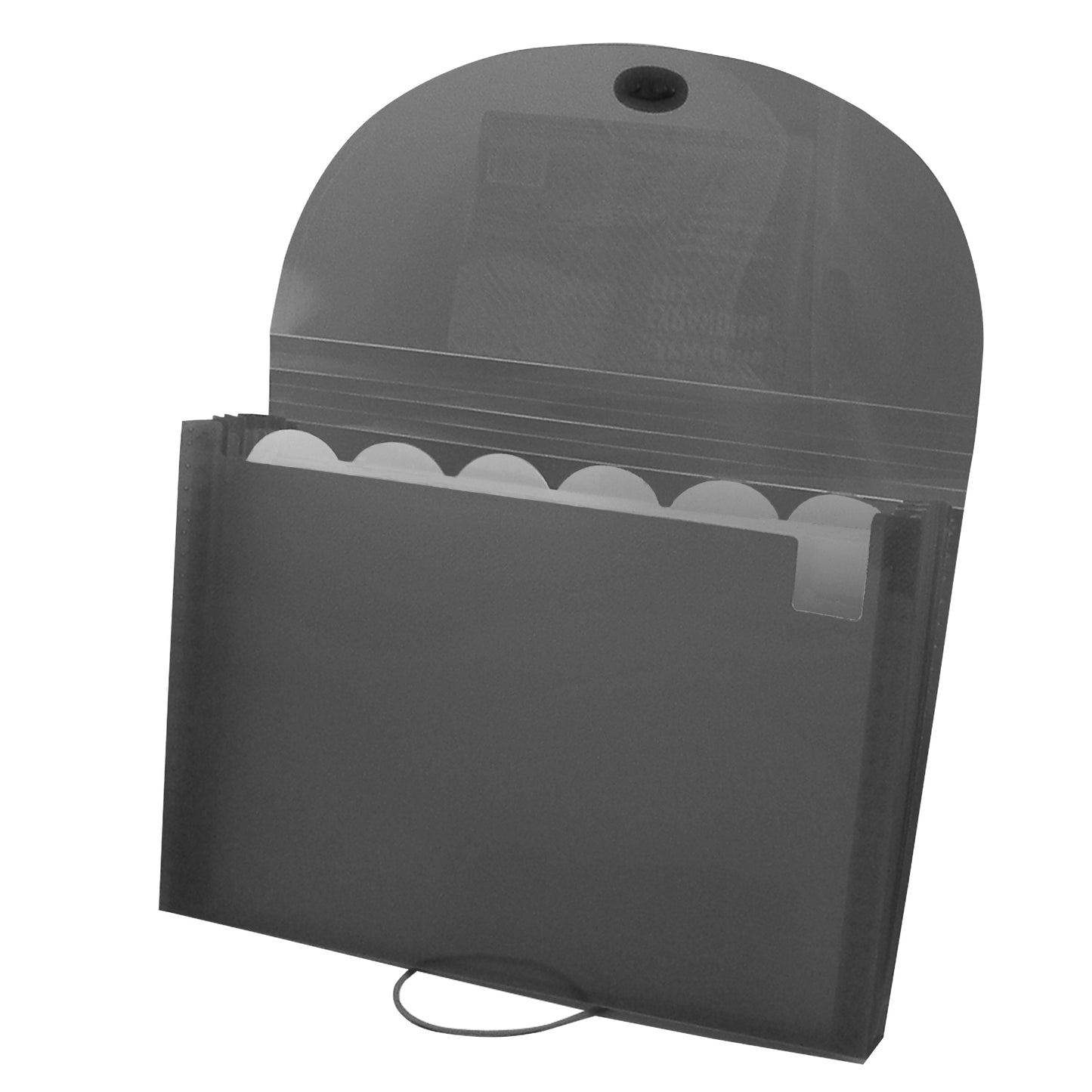 7-Pocket Letter Size Expanding File, Smoke, 1/EA (Set of 12 EA)