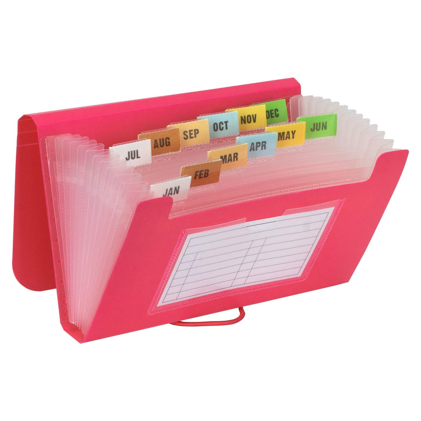 13-Pocket Coupon Size Expanding File (Color May Vary) (Set of 12 Files)