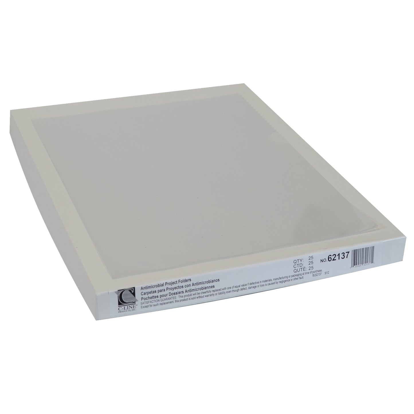 Project Folder with Antimicrobial Protection, reduced glare, 11 X 8 1/2, 25/BX, 62137