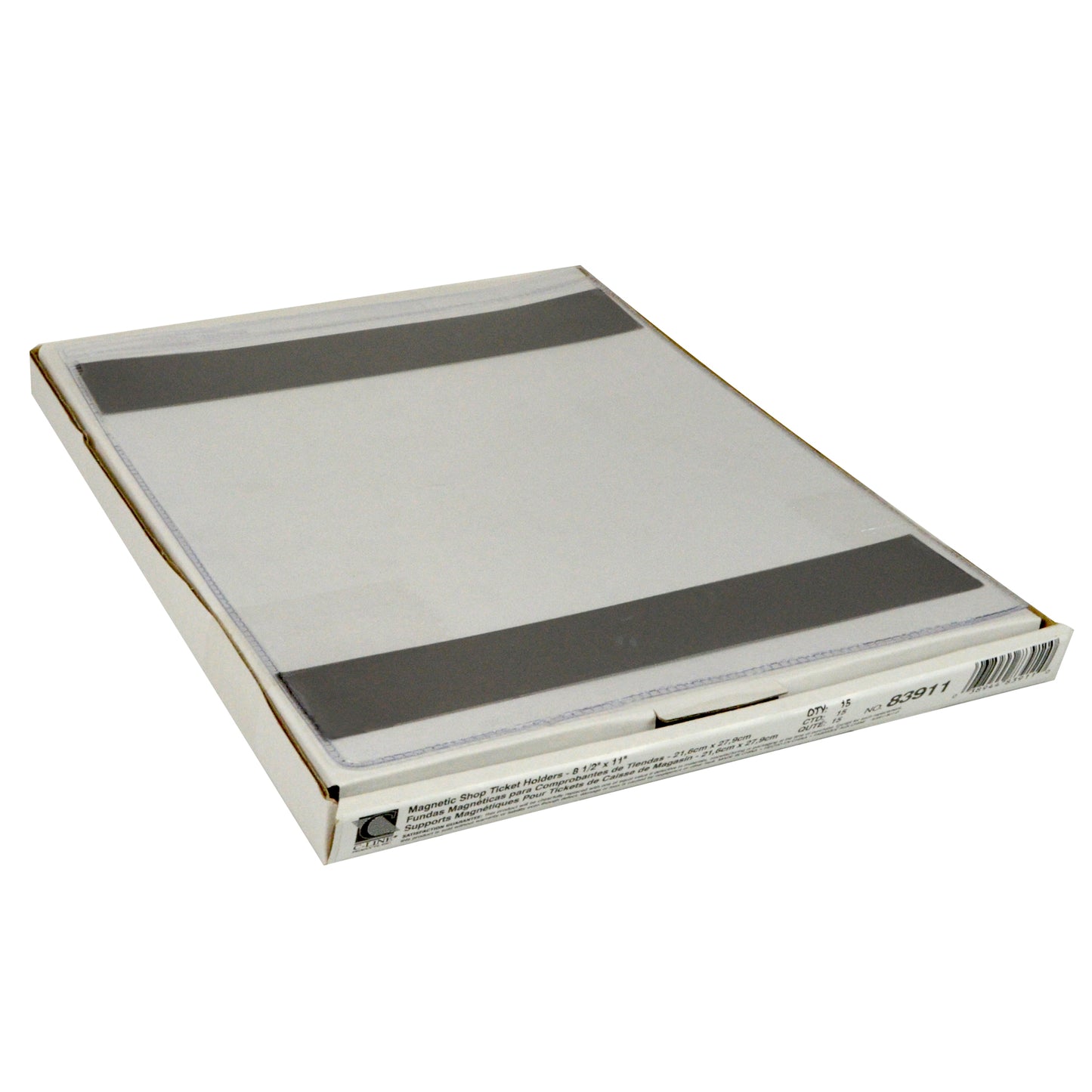 Magnetic Shop Ticket Holder, 8 1/2 x 11, 15/BX, 83911
