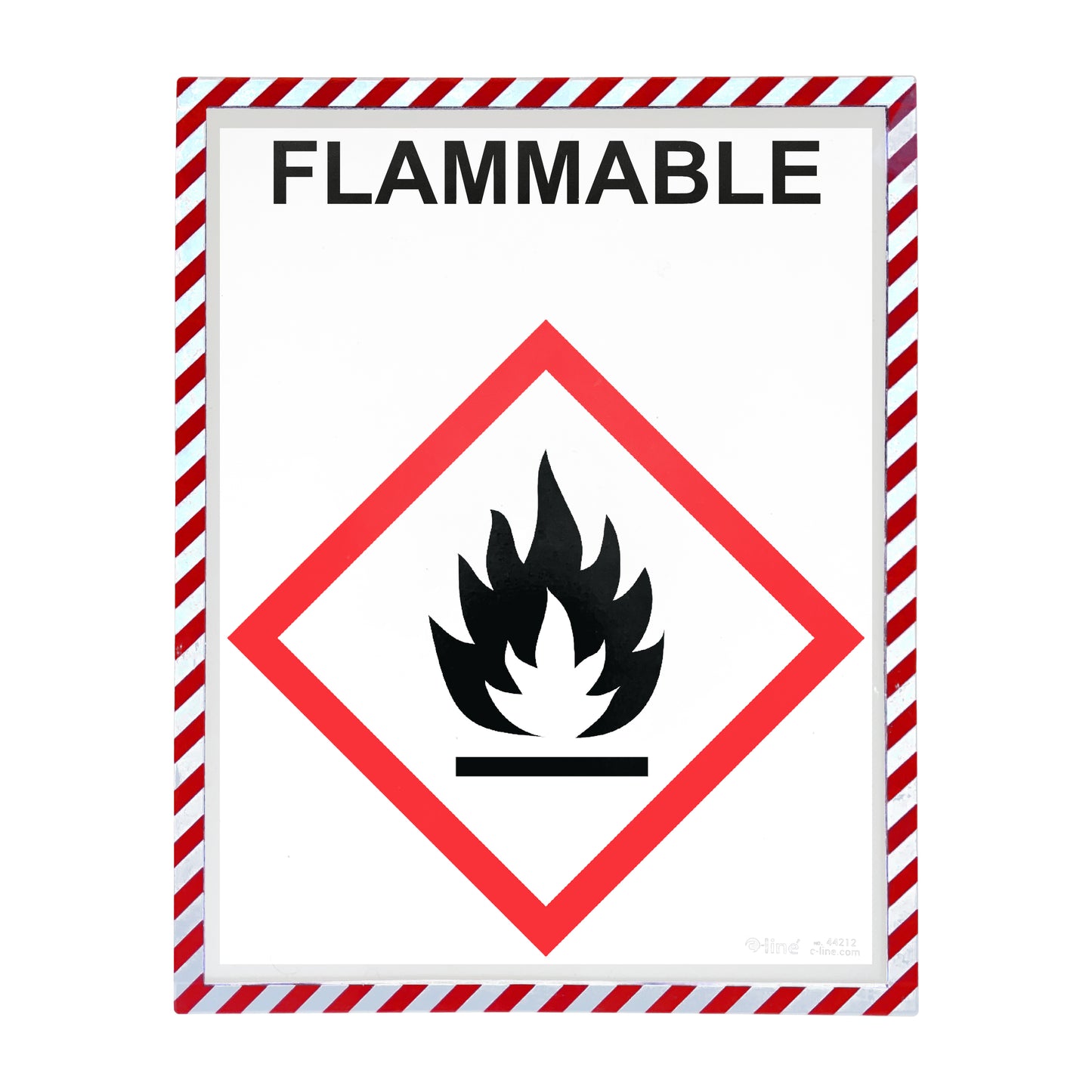 Magnetic Safety Striped Document Frame, Assorted, 9" x 12", 16/+BX, 5 BX/CT