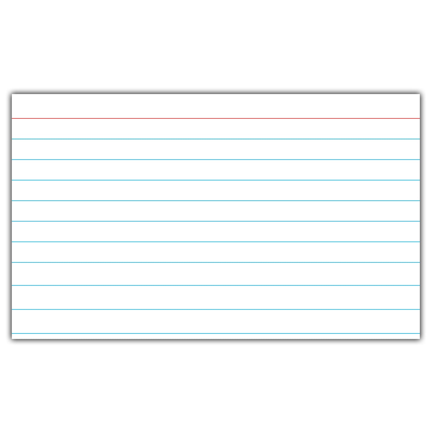 3" x 5" Index Cards, White, 100/PK, 48807