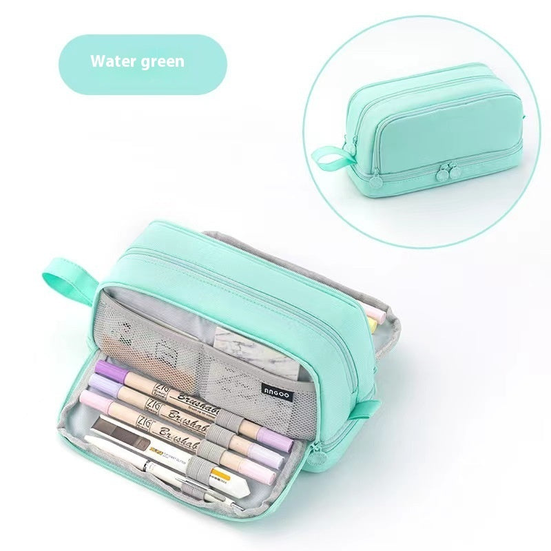Large Capacity Pencil Case Japanese Stationery Box