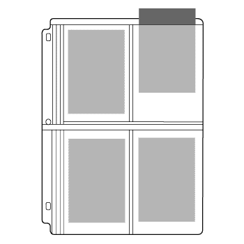 CENTURY VINYL PHOTO PAGES, HOLDS 8 - 3-1/2INX 5-1/