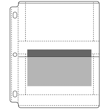 EZ2C? POLY PHOTO PAGES, APS HORIZONTAL - HOLDS 4 -