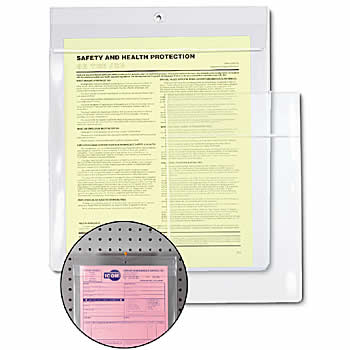 VINYL JOB ENVELOPES, HEAVYWEIGHT W/ FLAP -10-3/8IN