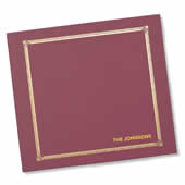 Burgundy Standard Archival Stately Linen Album