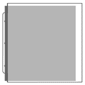 EZ2C® Poly Pro Page, Holds 2- 12½" x 12½" (10/pk)