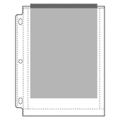 Century-Poly Page, Holds 2- 8" x 10" (25/pk)