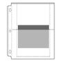 Century-Poly Page, Holds 4- 4" x 6" (25/pk)