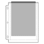 Century-Poly Page, Holds 2- 8" x 10" (25/pk)