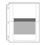 White EZ2C® Gallery Page, Holds 4- 4" x 6" (25/pk)