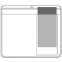 Oversized Kangaroo Pocket Envelope,<br> 1- 12½" x 10" & 1- 3 7/8" x 7¾" pockets (100/pk)