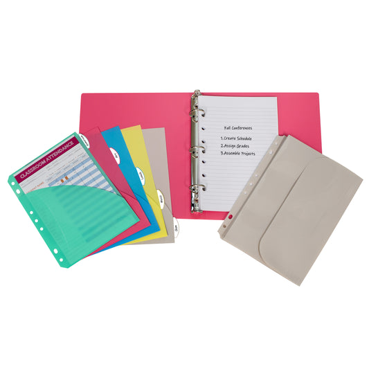 Mini Size Binder Starter Kit (Color May Vary) (Set of 12 Binder Kits)