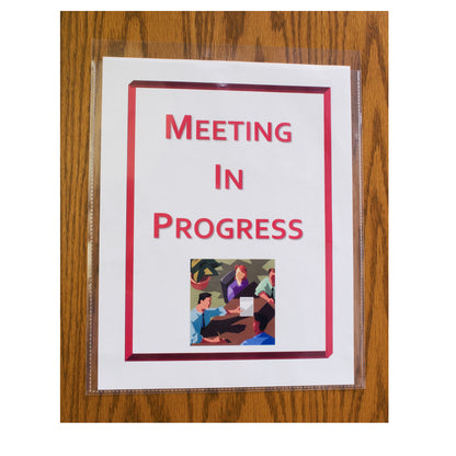 Display Pockets, 8 1/2 x 11, 10/PK (Set of 12 PK)