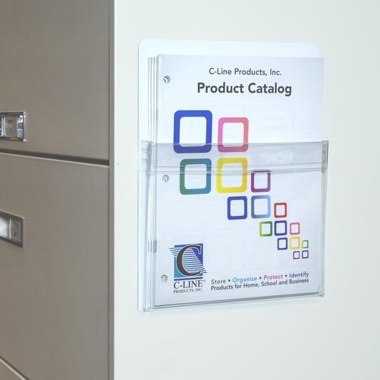 Magnetic Document Pouch, 8 1/2 x 11, 1/EA (Set of 15 EA)