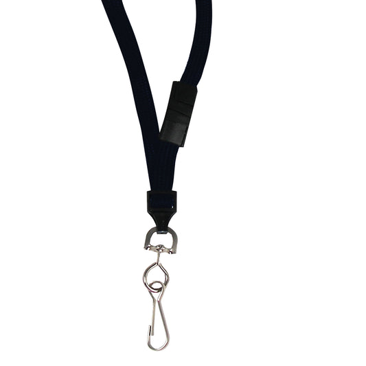 Breakaway Lanyards, Black, Swivel Hook, 12/BX, 89511