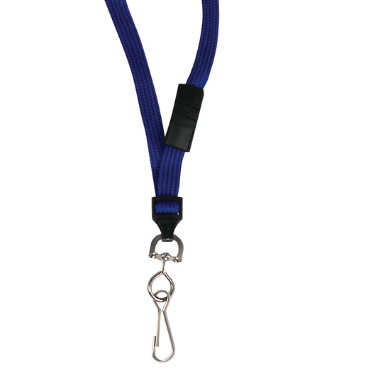 Breakaway Lanyards, Blue, Swivel Hook, 12/BX, 89515