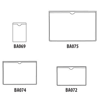 SELF-ADHESIVE VINYL POCKET, PLACE-RITE 5X3 100 PK