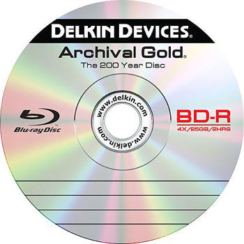 DELKIN ARCHIVAL GOLD BLU-RAY DISC