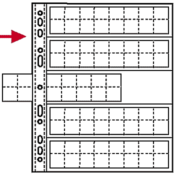 COIN COLLECTION PAGES, HOLDS UP TO 80 COINS (3/PK)