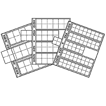 COIN COLLECTION PAGES, ASSORTMENT PACK