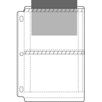 EZ2C? POLY PHOTO ID PAGES, HOLDS 4 - 4X6 (25/PK)